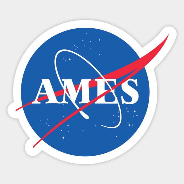 Ames - NASA Sticker by ally1021